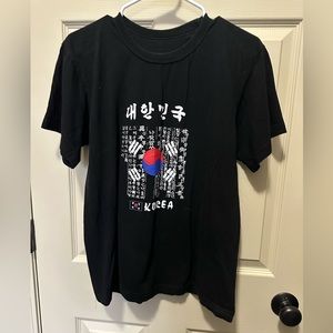 Korean Alphabet Flag T-Shirt